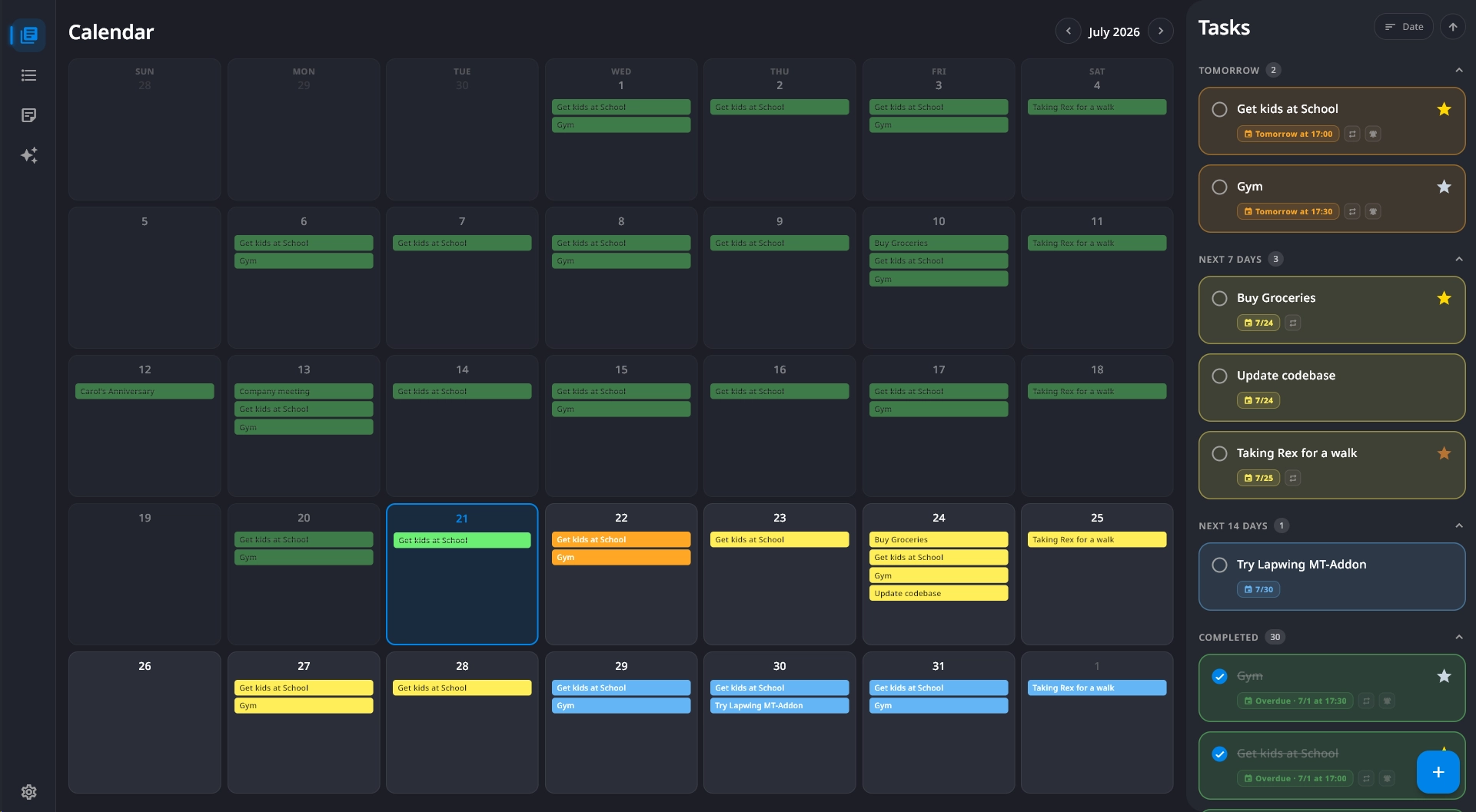Ichizu Calendar & Tasks